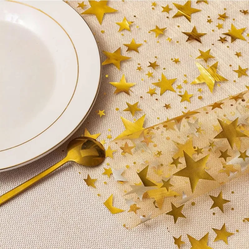Chemin de table à paillettes en forme d'étoile – Image 5