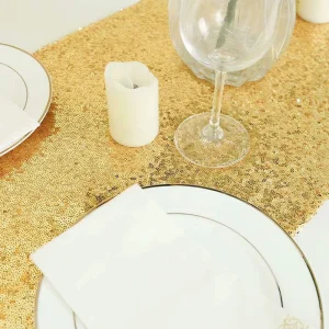 Chemin de table à paillettes