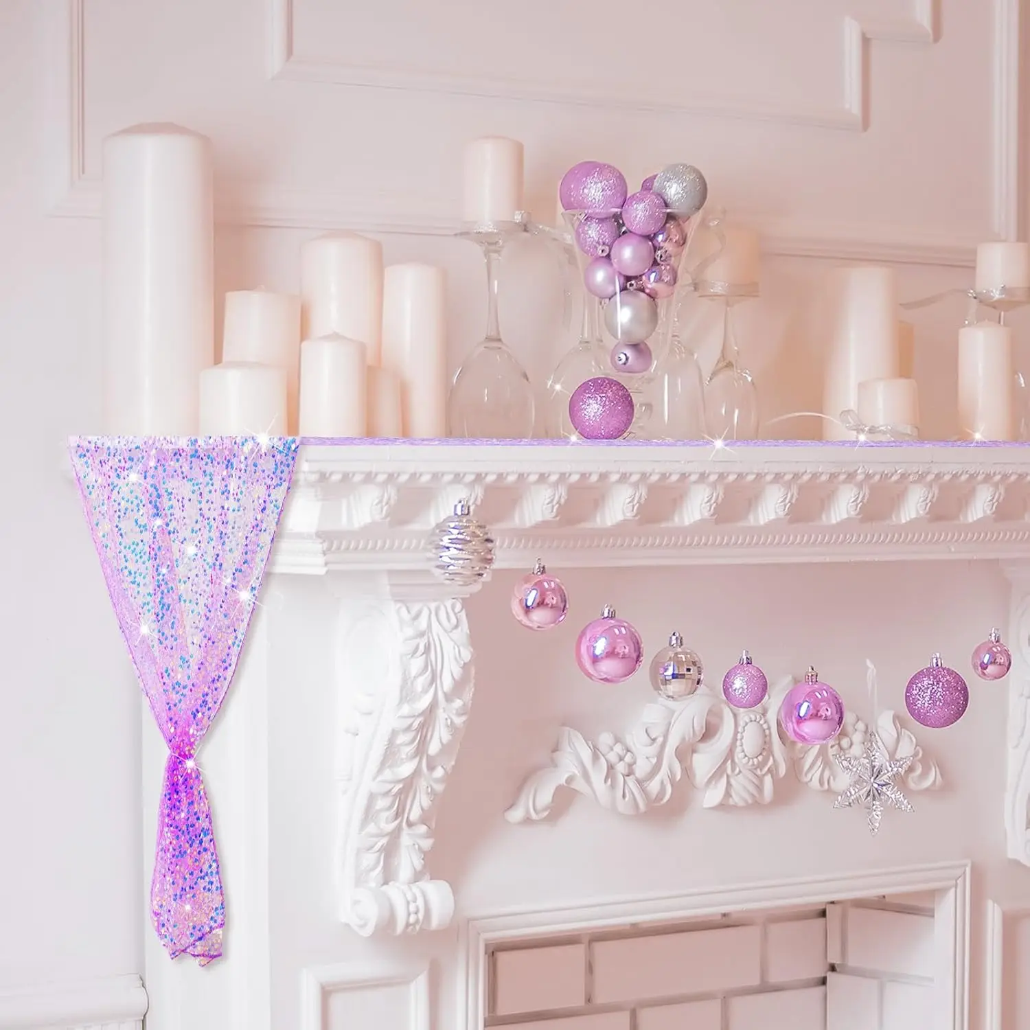 Chemin de table à paillettes irisées scintillantes – Image 8