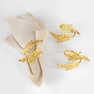 Ronds de serviettes feuille de blé