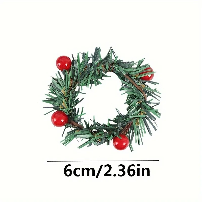 Ronds de serviettes de Noël couronne – Image 6