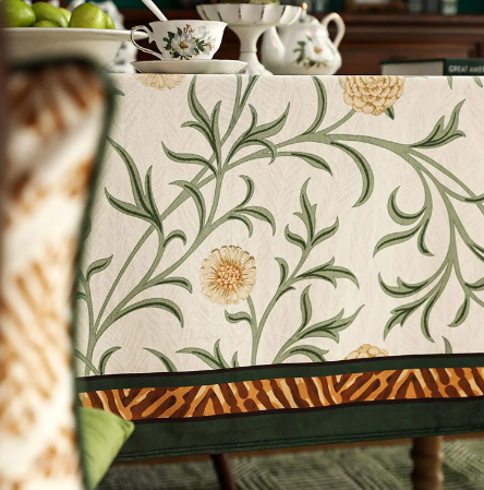 élégance de table avec nappe
