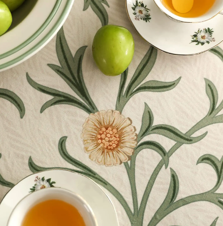 nappe pour repas sophistiqués