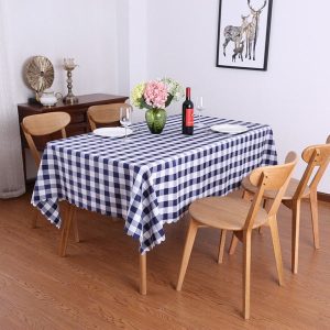 nappe vichy bleu