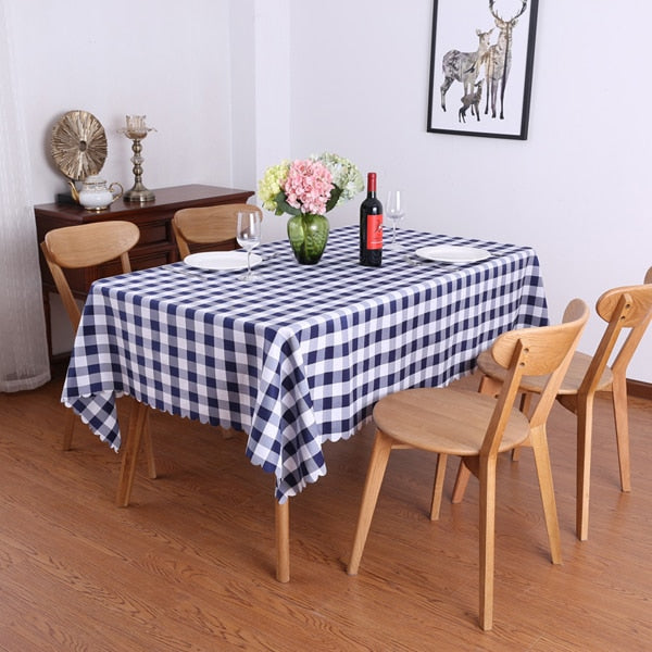 nappe vichy bleu