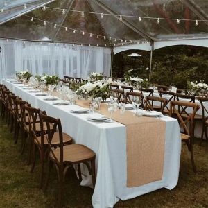 nappe en toile de jute