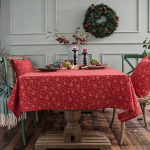 nappe rouge de Noël