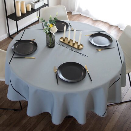 nappe ronde sans repassage élégante
