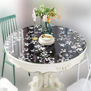 nappe ronde en plastique élégante