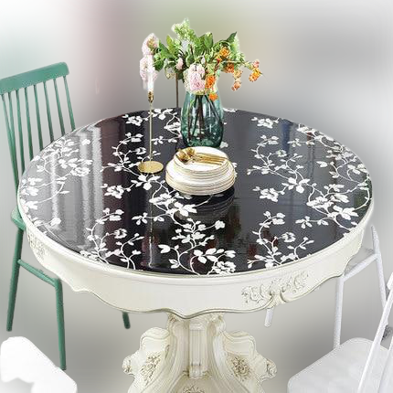 nappe ronde en plastique élégante