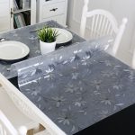 nappe transparente avec motif 70x130cm