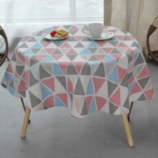 nappe ronde en lin