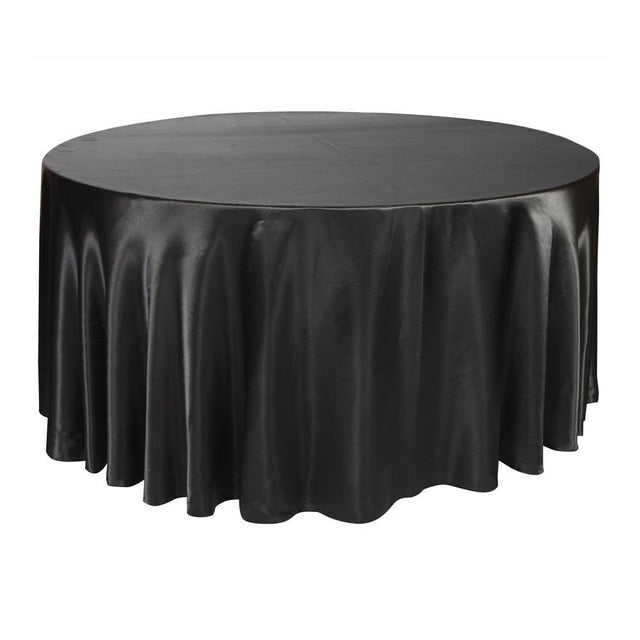 nappe ronde noir élégante
