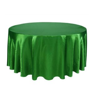 nappe ronde verte élégante