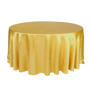 nappe ronde dorée
