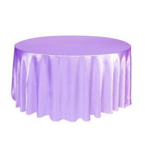 nappe ronde lavande élégante