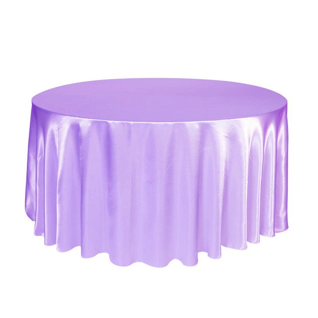 nappe ronde lavande élégante