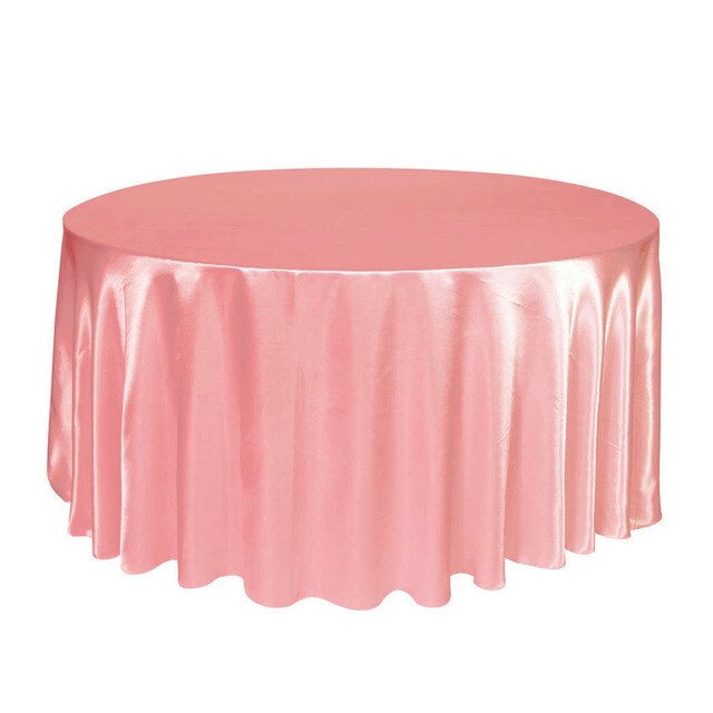 nappe ronde rose décoration
