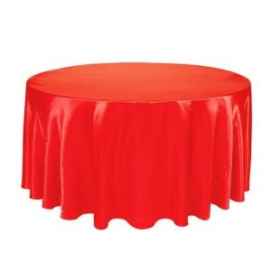nappe ronde rouge