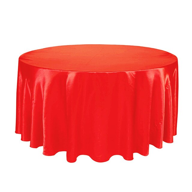 nappe ronde rouge