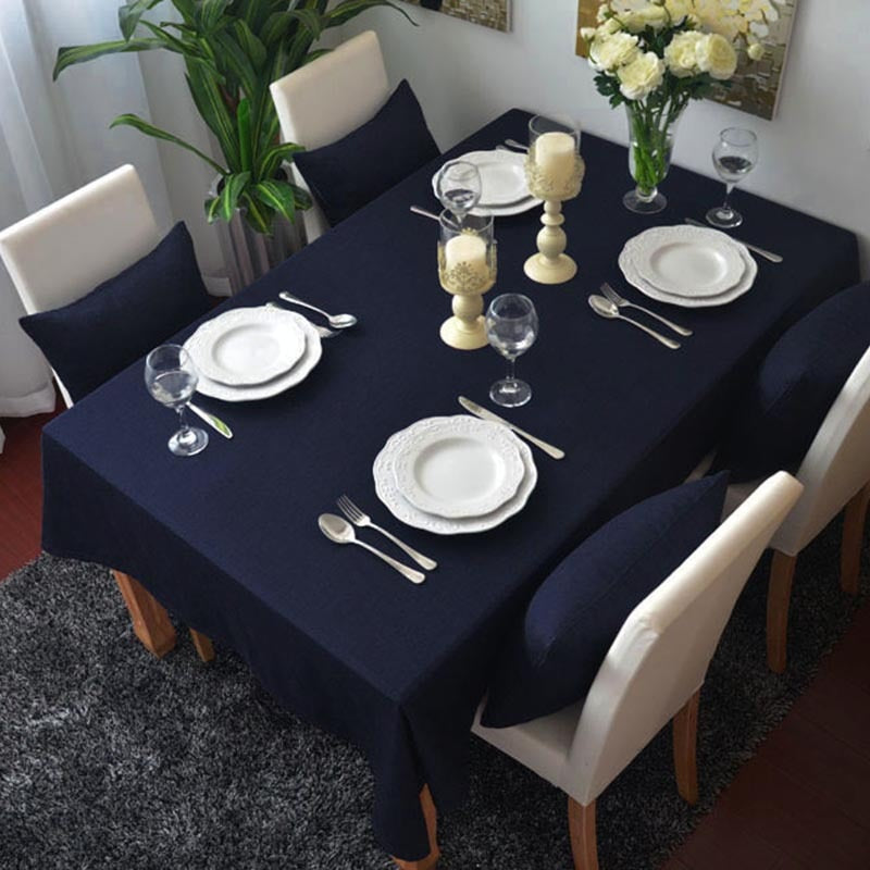 nappe bleu marine élégante