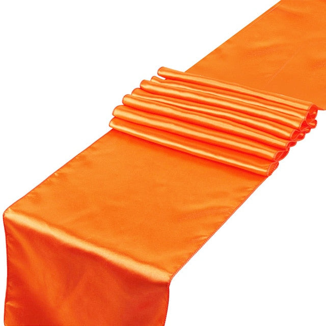 chemin de table mariage orange