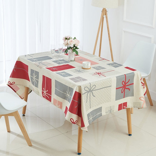 nappe de Noël anti tache