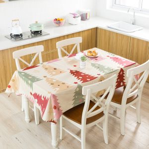 nappe Noël sapin en tissu Ma jolie nappe
