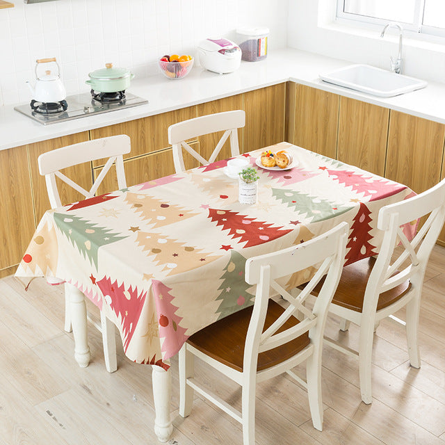 nappe Noël sapin en tissu Ma jolie nappe