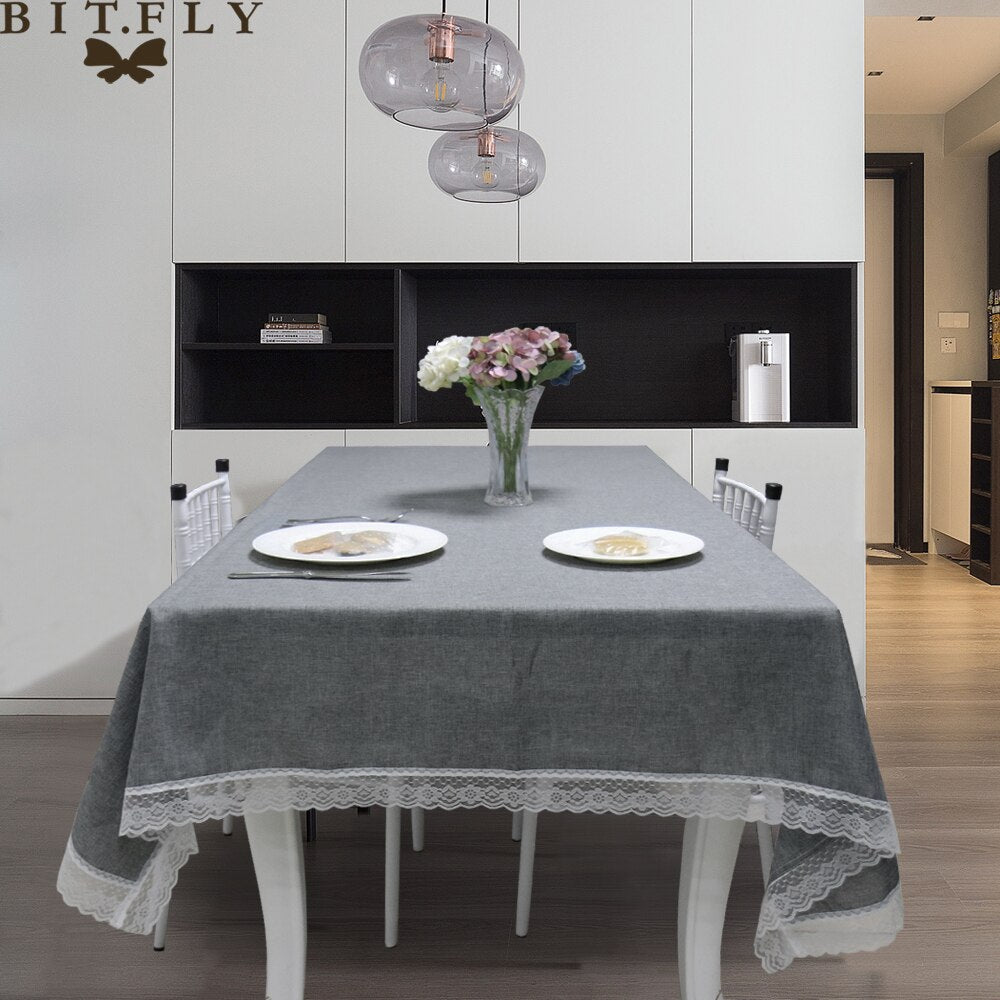 nappe grise élégante en tissu