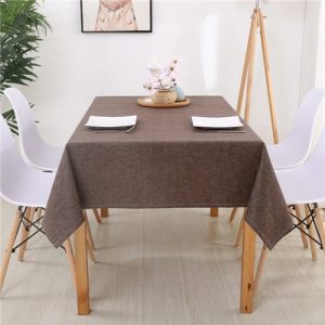 nappe rectangulaire marron