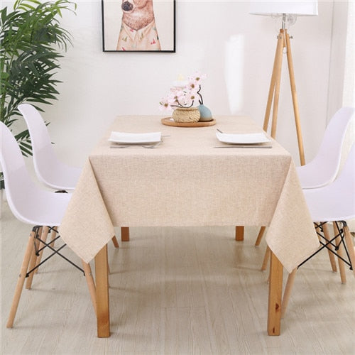 nappe beige rectangulaire