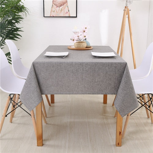 nappe rectangulaire gris clair
