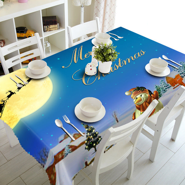 nappe de table Noël élégante