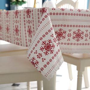 nappe Noël blanche