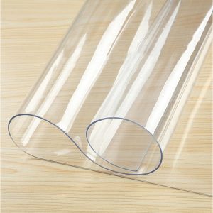 nappe transparente table verre