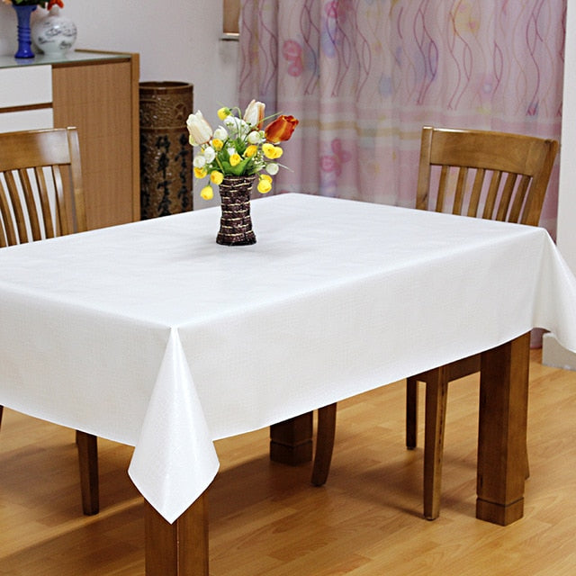 nappe blanche pour table élégante
