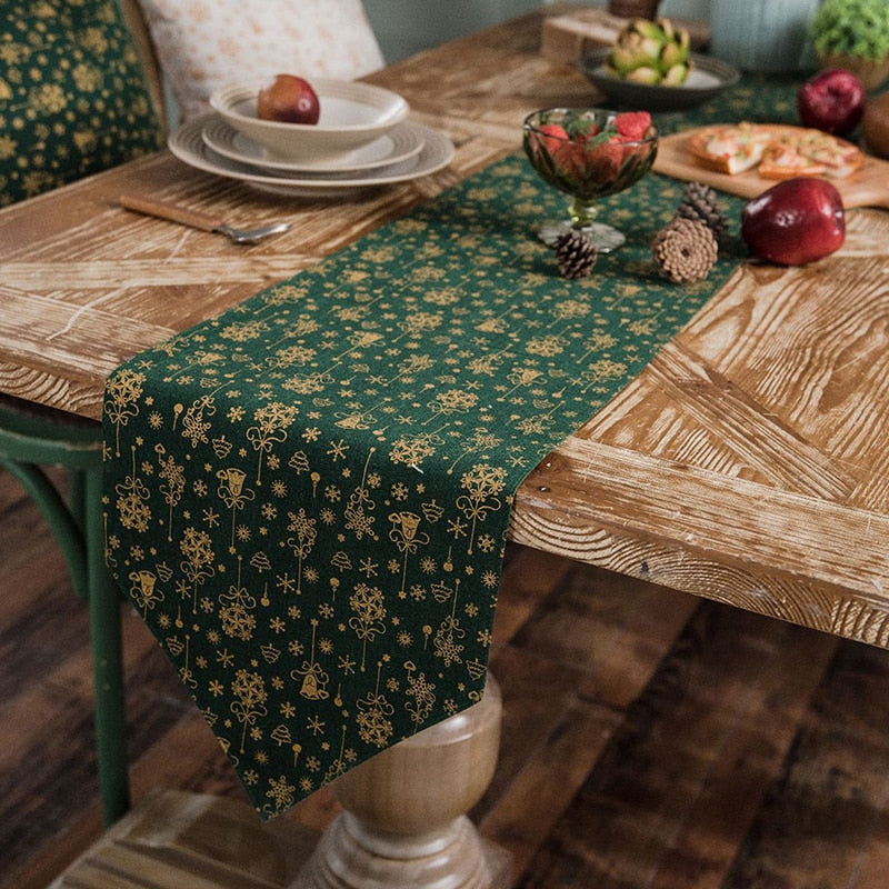 nappe verte élégante