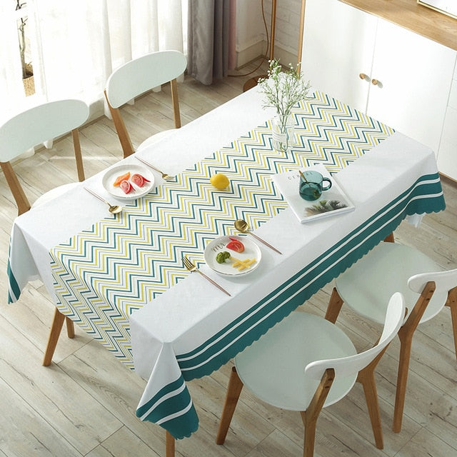nappe anti tache à motif