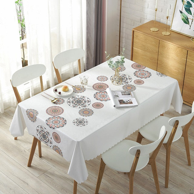 nappe imprimée anti tache