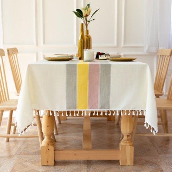 nappe rectangulaire en lin
