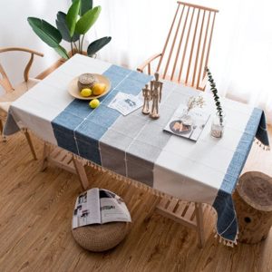 nappe rectangulaire bleu roi