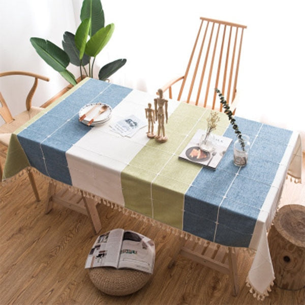 nappe en lin anti tache 150x250