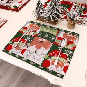 set de table de Noël en coton