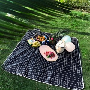 nappe à carreaux noir