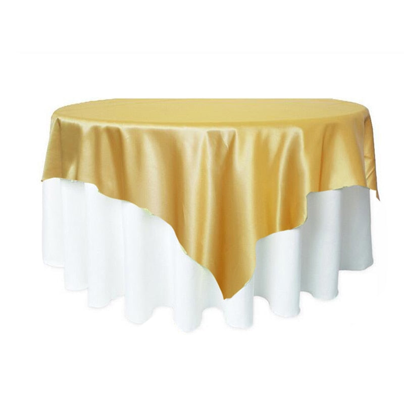 nappe ronde mariage or