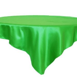 nappe ronde mariage verte