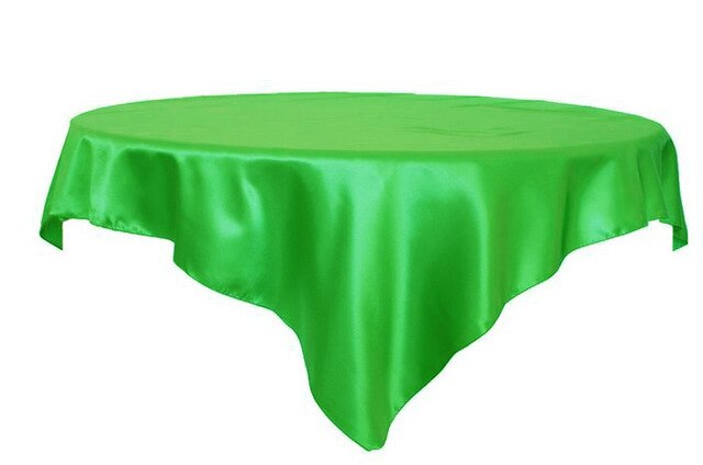nappe ronde mariage verte