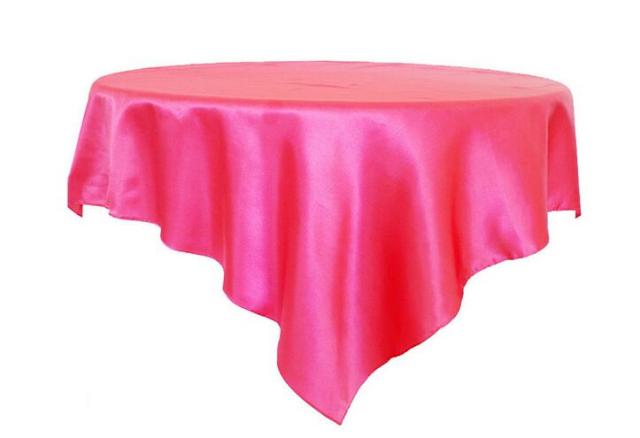 nappe ronde mariage rose bonbon