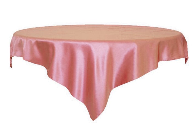 nappe ronde rose poudré mariage